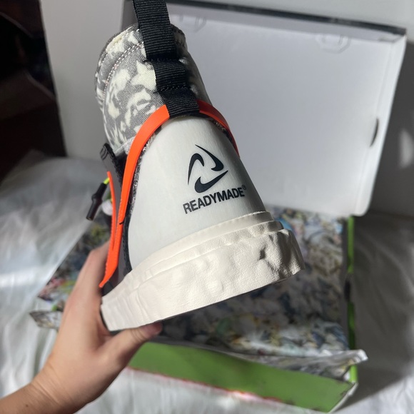 New Nike Blazer Mid READYMADE Black sneakers size 8 1/2 men’s - Picture 6 of 10